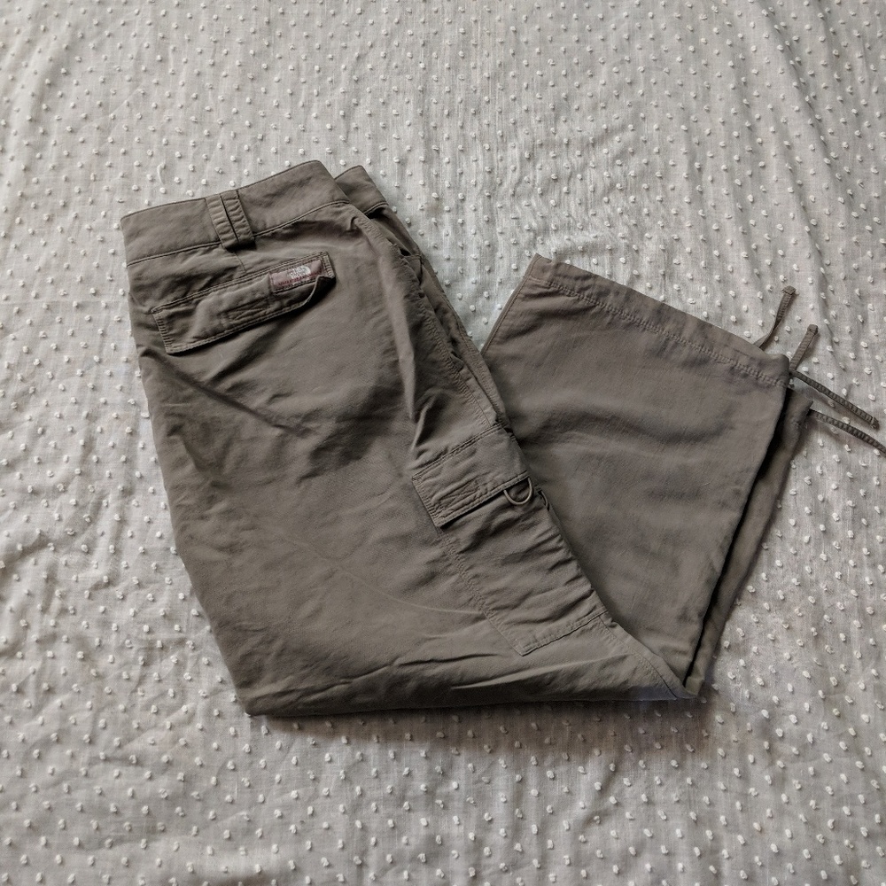 The North Face hiking cargo crop pants size 12